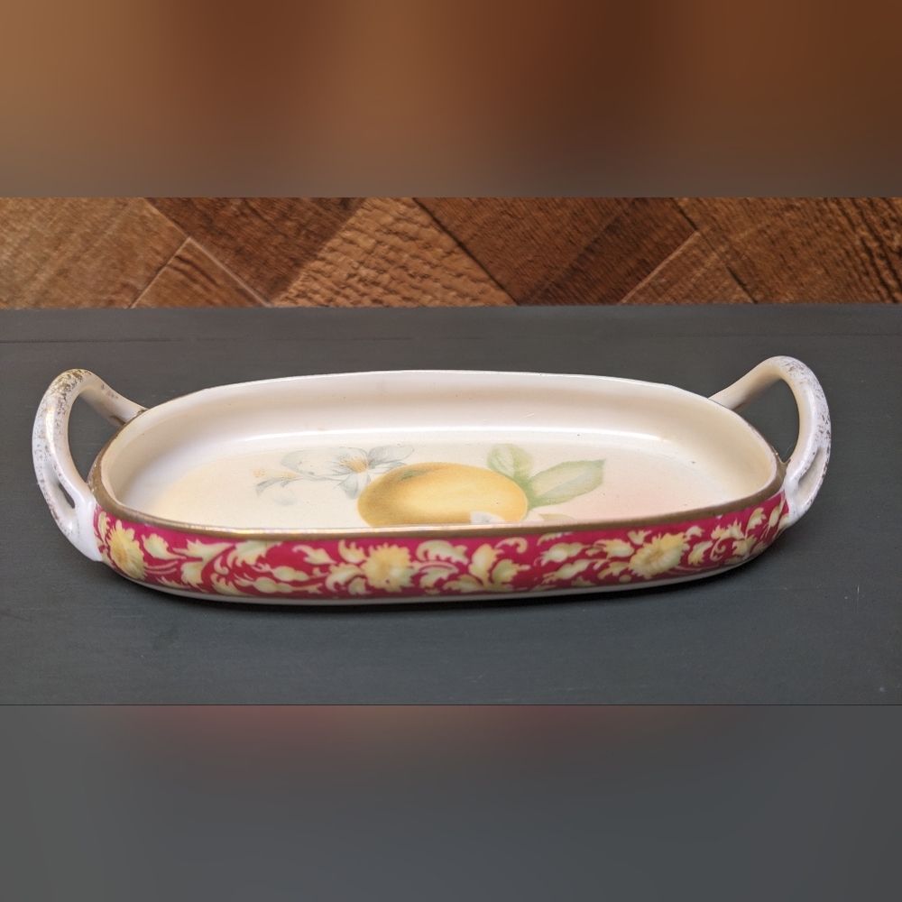 Vintage handpainted Royal Bavaria petite serving dish